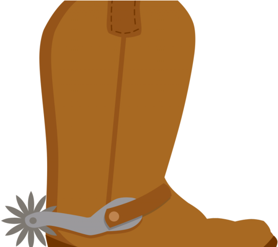 Bullet Clipart Western - Cowboy Boot Png Cartoon (640x480)