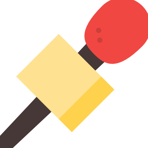 Looking For A News Anchor - News Mic Png (495x495)