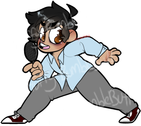 Reporter Jim Ready To Jim - Cartoon (500x439)