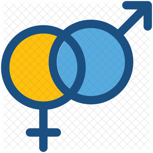 Gender Symbols Icon - Symbole Bisexuel (512x512)