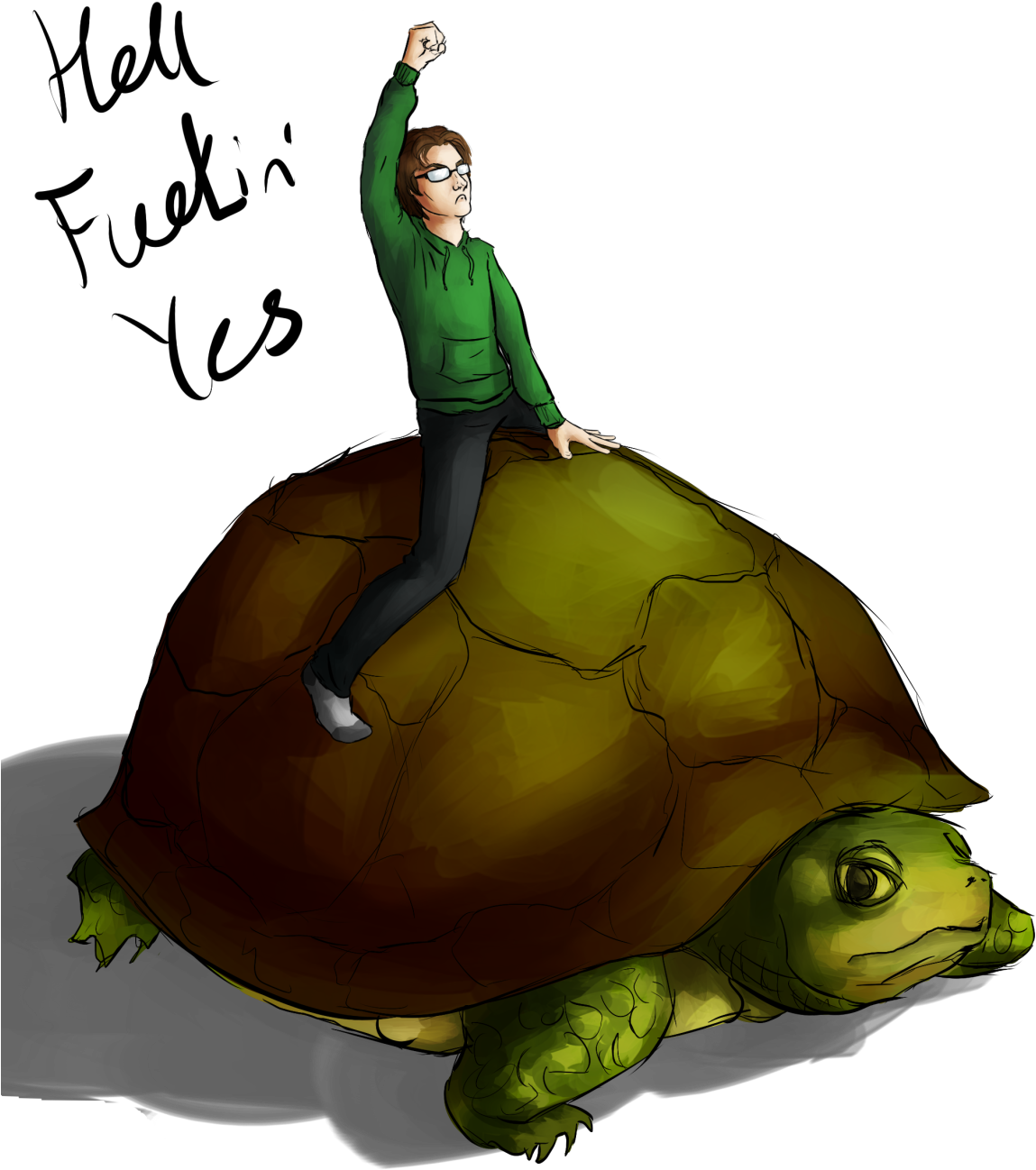 “ Smashingly Answered To Your Post “sup” “ Russ Riding - Cartoon (1280x1384)