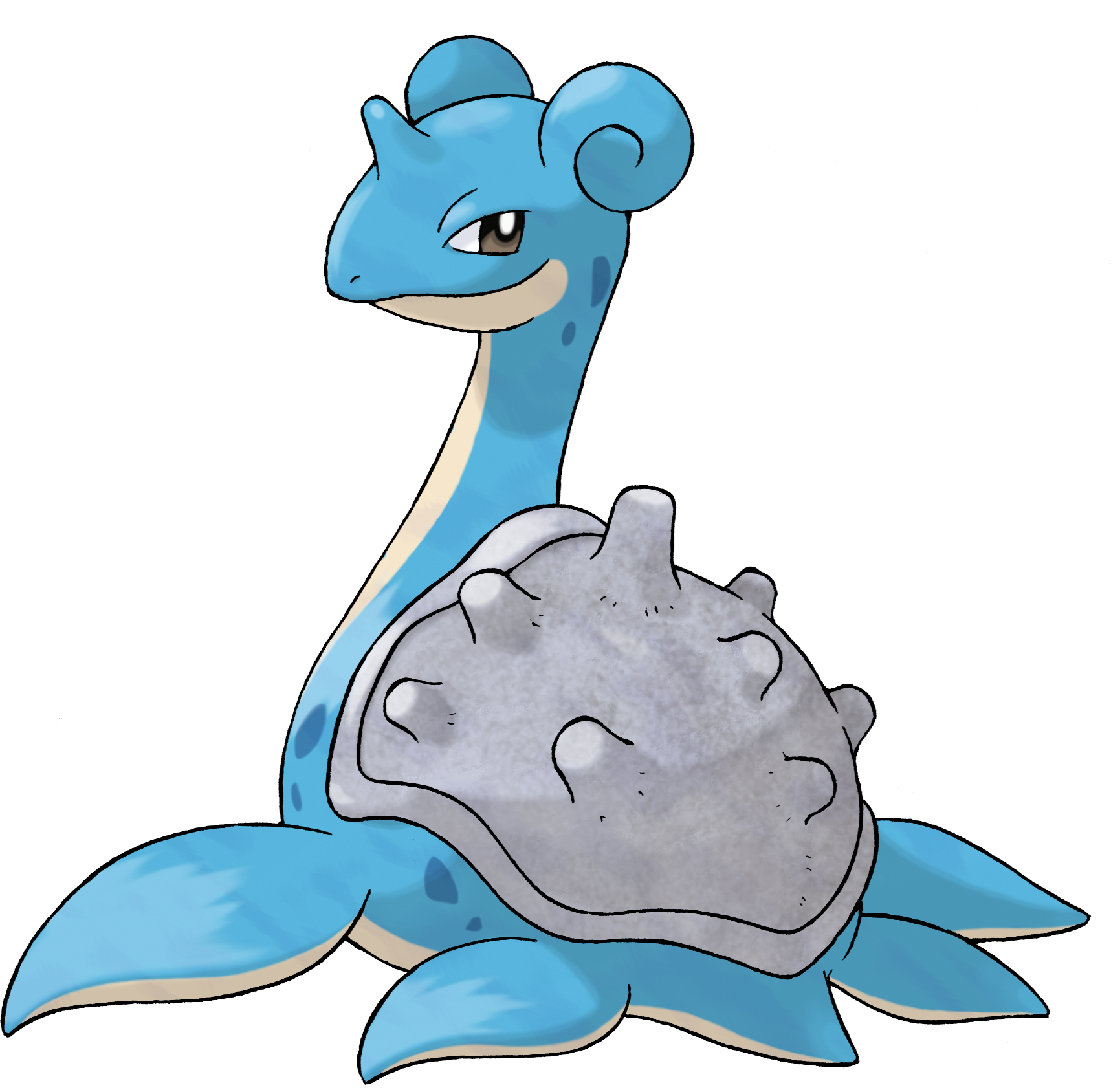 Thumbnail For Version As Of - Pokemon Lapras (1717x1688)