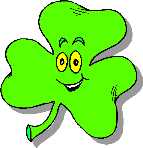 I'm A Little Shamrock - Shamrock Cartoon (490x500)