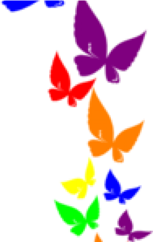 Rainbow Butterfly Clipart Cartoon - Clip Art (640x480)