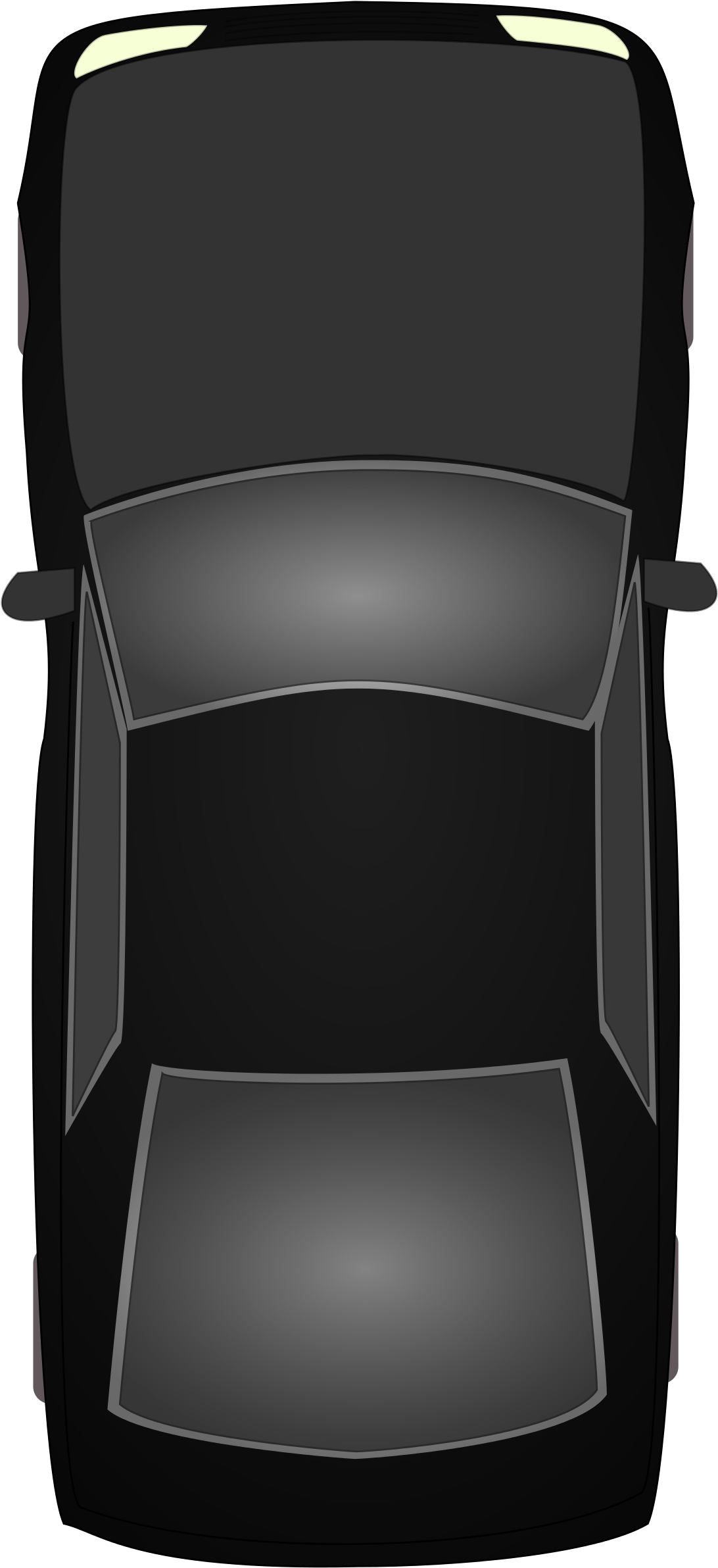 Car Top View Transparent (1696x2400)