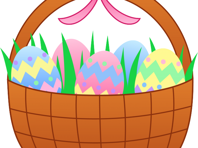 Easter Basket Bunny Clipart Cute - Clip Art (640x480)