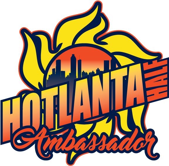 Hotlanta Half Marathon Graphic Design Clip Art - Hotlanta Half Marathon Graphic Design Clip Art (577x576)