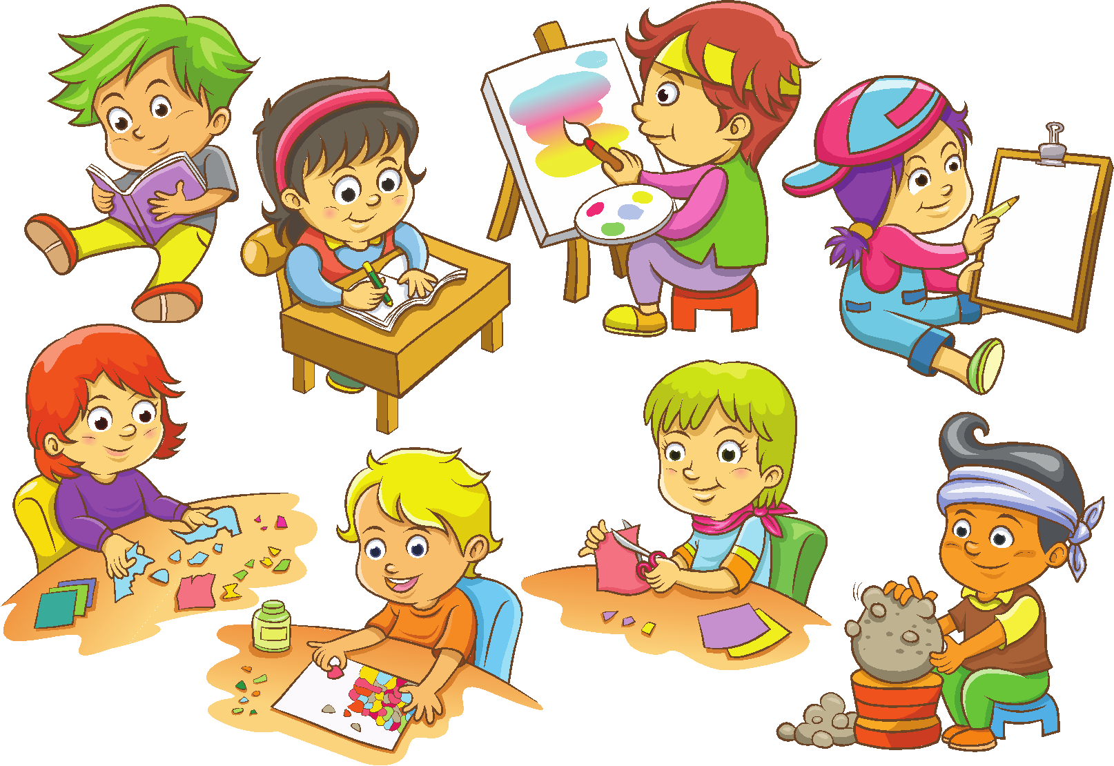 Here Is Our List Of 50 Things And Activities That You - School Activity Clipart (1614x1110)
