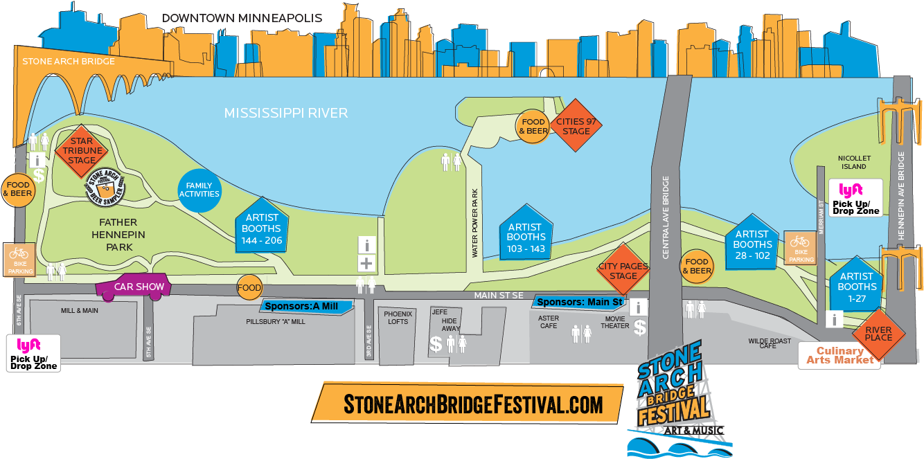 2018 Festival Map - Stone Arch Bridge Festival 2018 (1368x756)