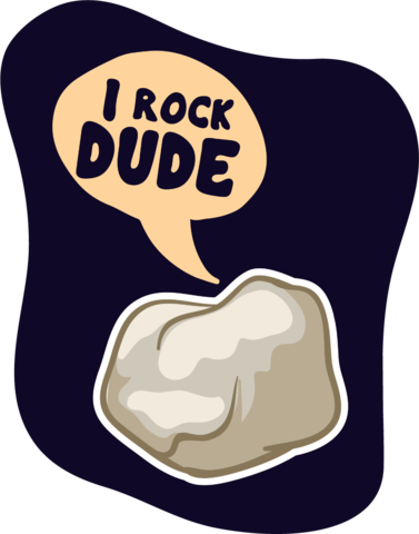 Sale The "i Rock" Sticker - Sticker (377x480)