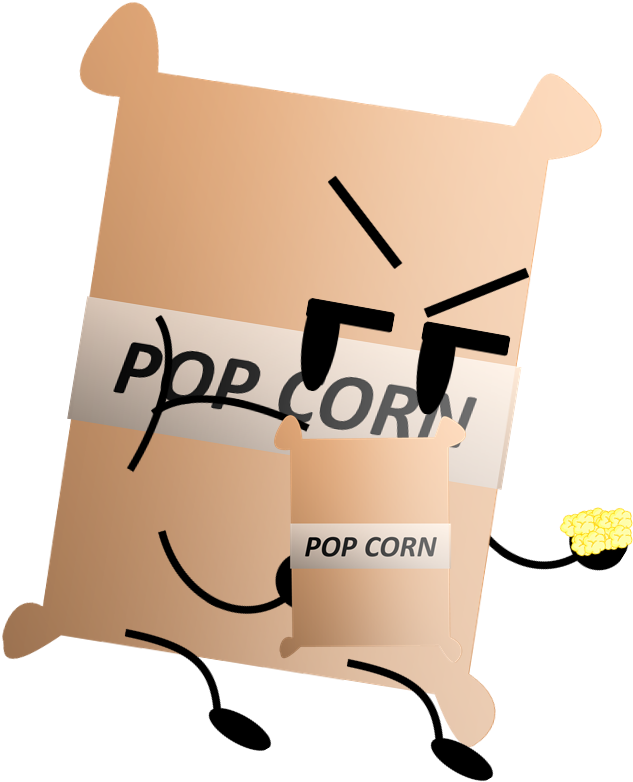 Pop Corn Bag By Animatorofawesomenes - Mail Bag (667x817)