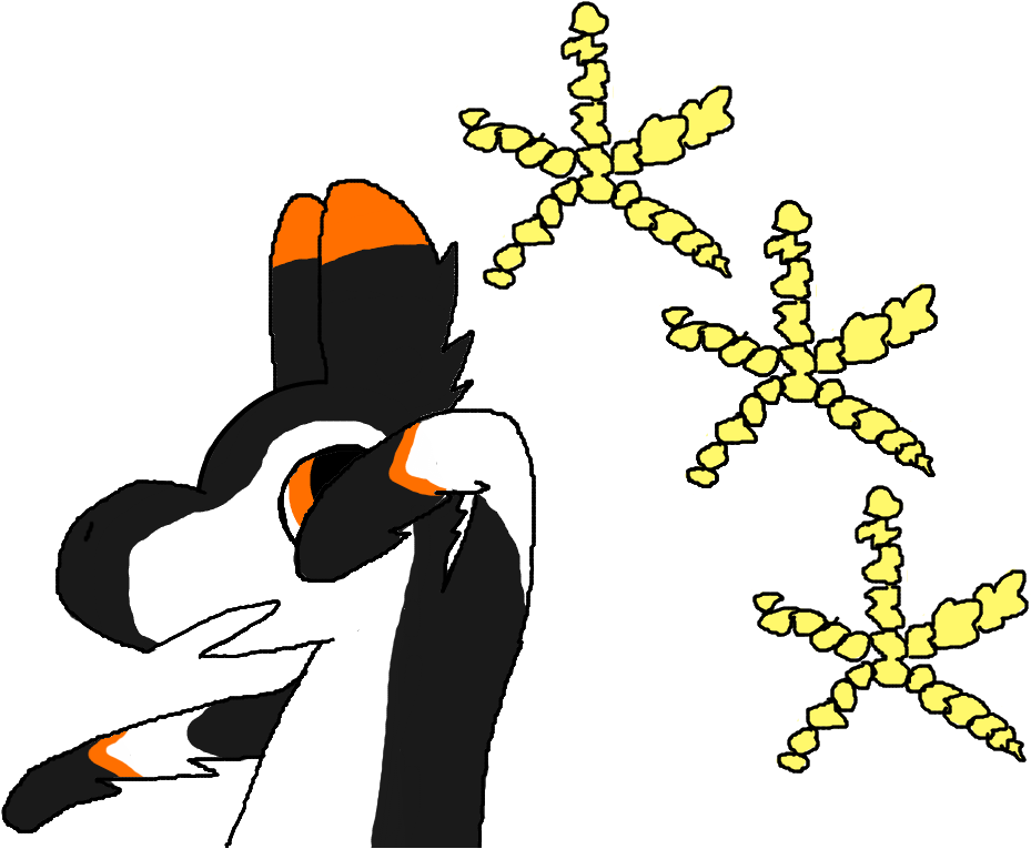 Bewarb Of The Flying Popcorn Starfish By Shadowonwater - Cartoon (1024x768)