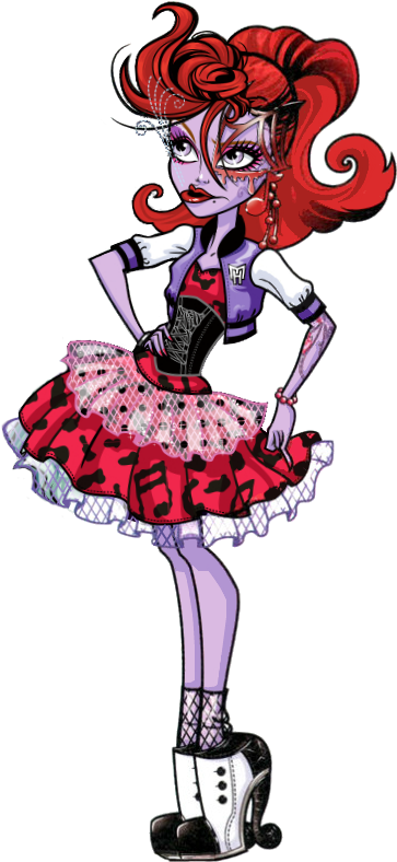 She Is A Talented Musician, But Also A Bit Of A Diva, - Monster High Operetta Picture Day (379x792)