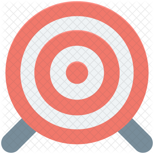 Bullseye Icon - Shooting Target (512x512)