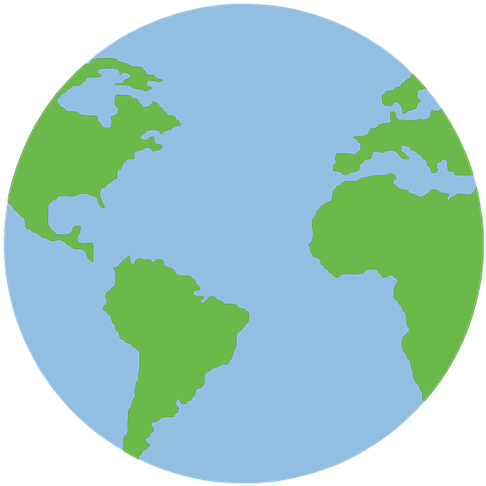 Earth Clipart Asia - Check 6 C60028 World Map Of Earth Wall Decal Sticker (1280x1280)