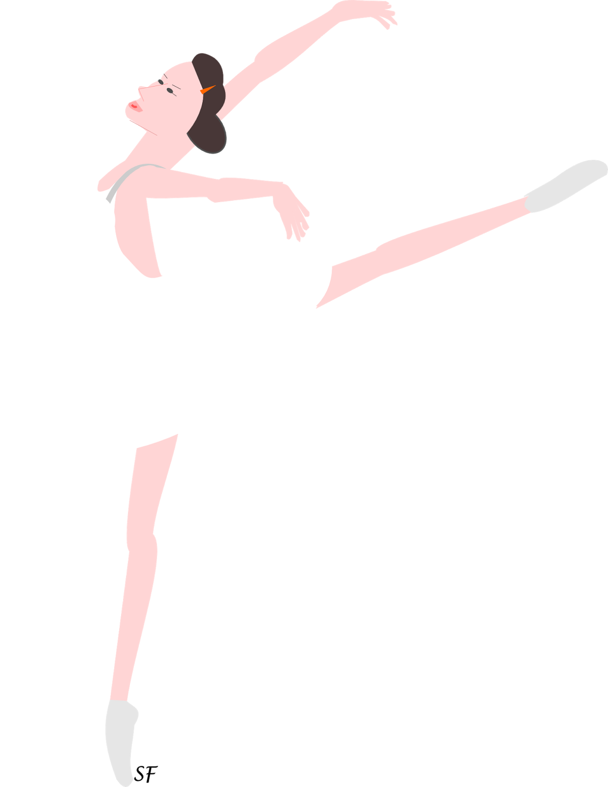 Free Scrap Ballerina Png - Ballet Dancer (1235x1600)