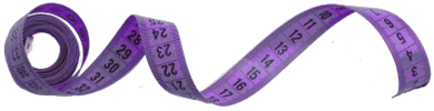 Purple Measuring Tape - Measuring Tape Transparent Drawing (400x400)