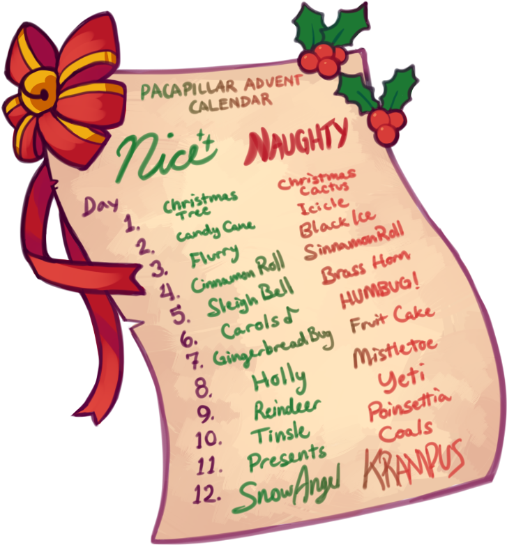 [closed] Pacapillar Advent Calendar By Toripng - [closed] Pacapillar Advent Calendar By Toripng (810x844)