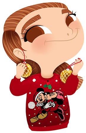 Discover My Advent Calendar Until December 24 - Cartoon (300x450)