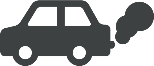 <br><br>saving The Amount Of Fuel It Takes To Drive - Car Pollution Png (512x512)