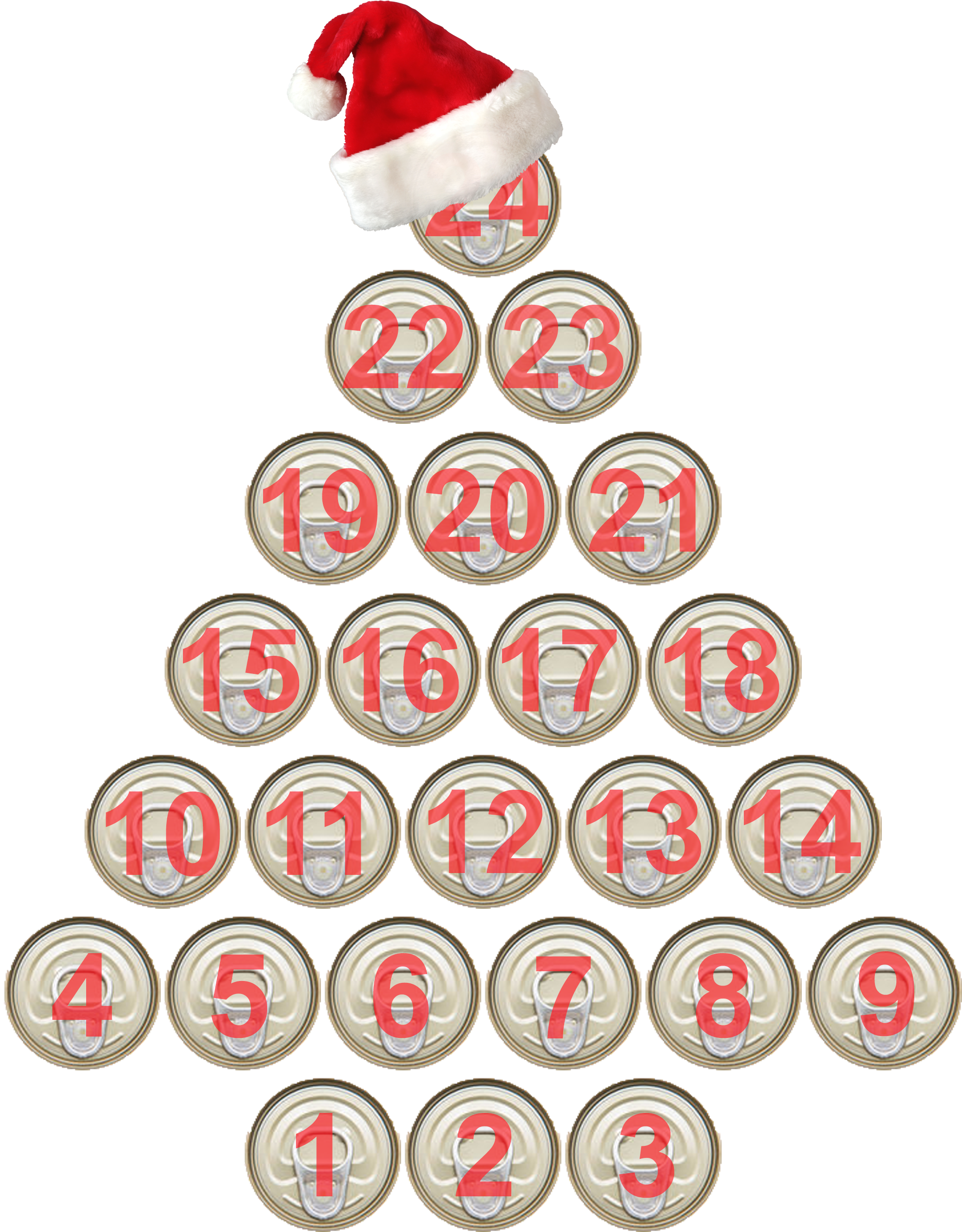 The Reverse Advent Calendar Is A Really Simple Idea - Reverse Advent Calendar 2017 (2076x2796)