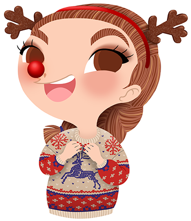 Discover My Advent Calendar Until December 24 - Cartoon (400x450)