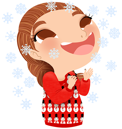 Discover My Advent Calendar Until December 24 - Cartoon (435x450)