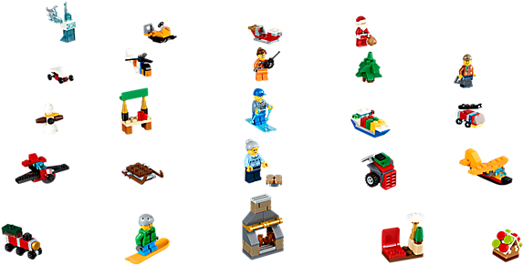<p>put A Little Fun Into The Holidays With The Lego® - 60155 Lego City Advent Calendar 2017 (600x450)