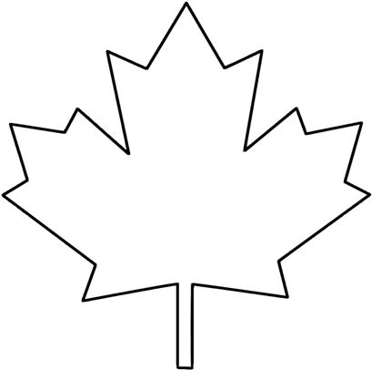 Oak Leaf Clip Art Free Download - White Maple Leaf Png (420x420)