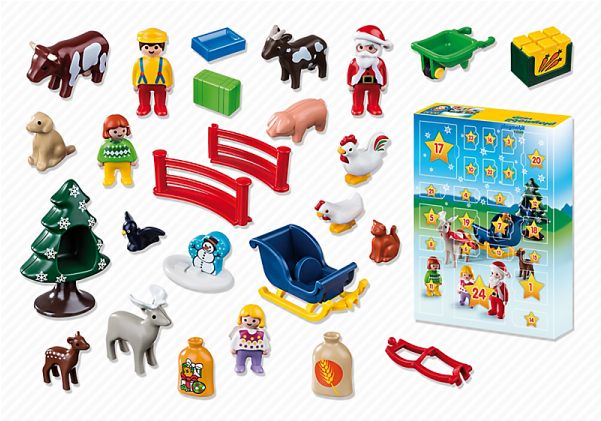 Playmobil ® 9009 - Playmobil 9009 1.2.3 Advent Calendar Christmas (600x600)
