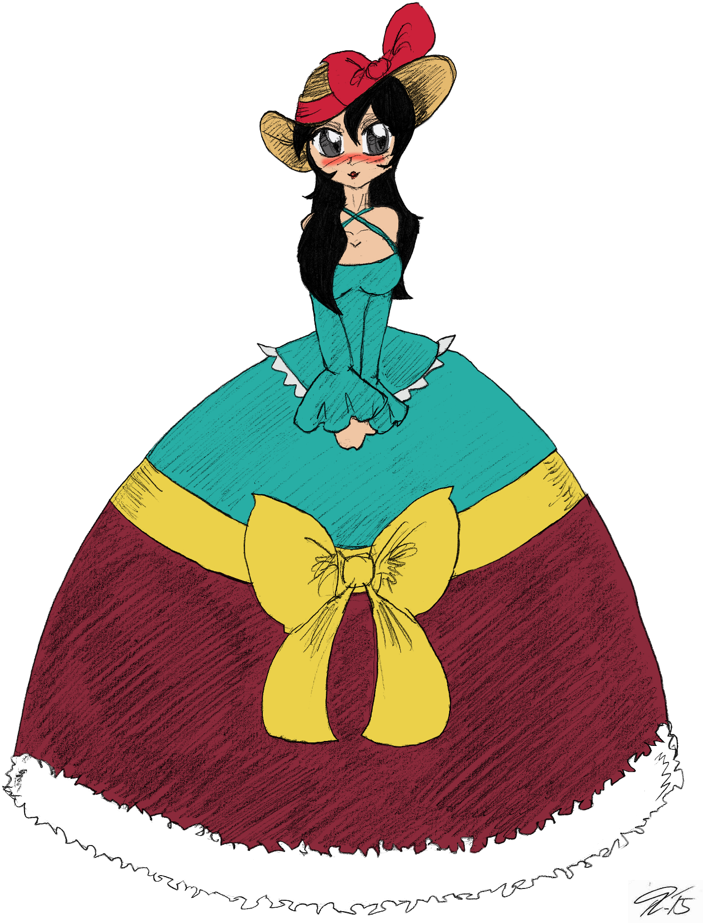 Spawnfan's Lady Luffy Coloured Amazon Lily By Onemesseduphero - Illustration (1501x1949)