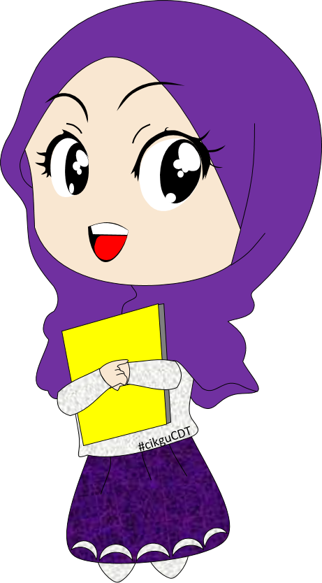 Islamic Art Drawing Cartoon Clip Art - Hijab Kid Cartoon (461x834)