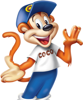Coco Pops Monkey Clipart - Kellogg's Coco Pops, 295g (500x400)