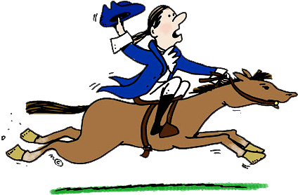 Paul-revere - Shot Heard Around The World Schoolhouse Rock (454x295)