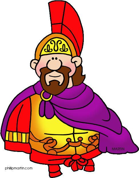 Animated Roman Cliparts - Mars Roman God Cartoon (511x648)