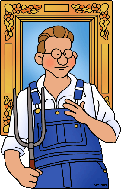 Free Occupations Clip Art By Phillip Martin, Grant - Clip Art (432x648)