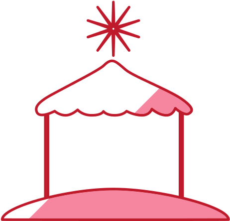 Christmas Manger Symbol - Christmas Day (550x550)