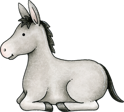 Álbumes Web De Picasa - Donkey In The Manger (512x461)