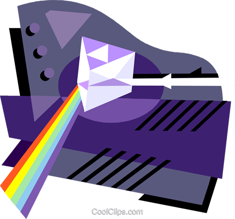 Prism Royalty Free Vector Clip Art Illustration - Prism (480x446)