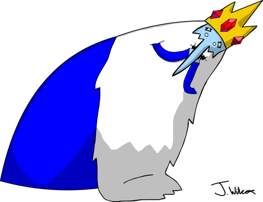 Adventure Time Ice King By Wilcox6 - Adventure Time Ice King Png (900x694)