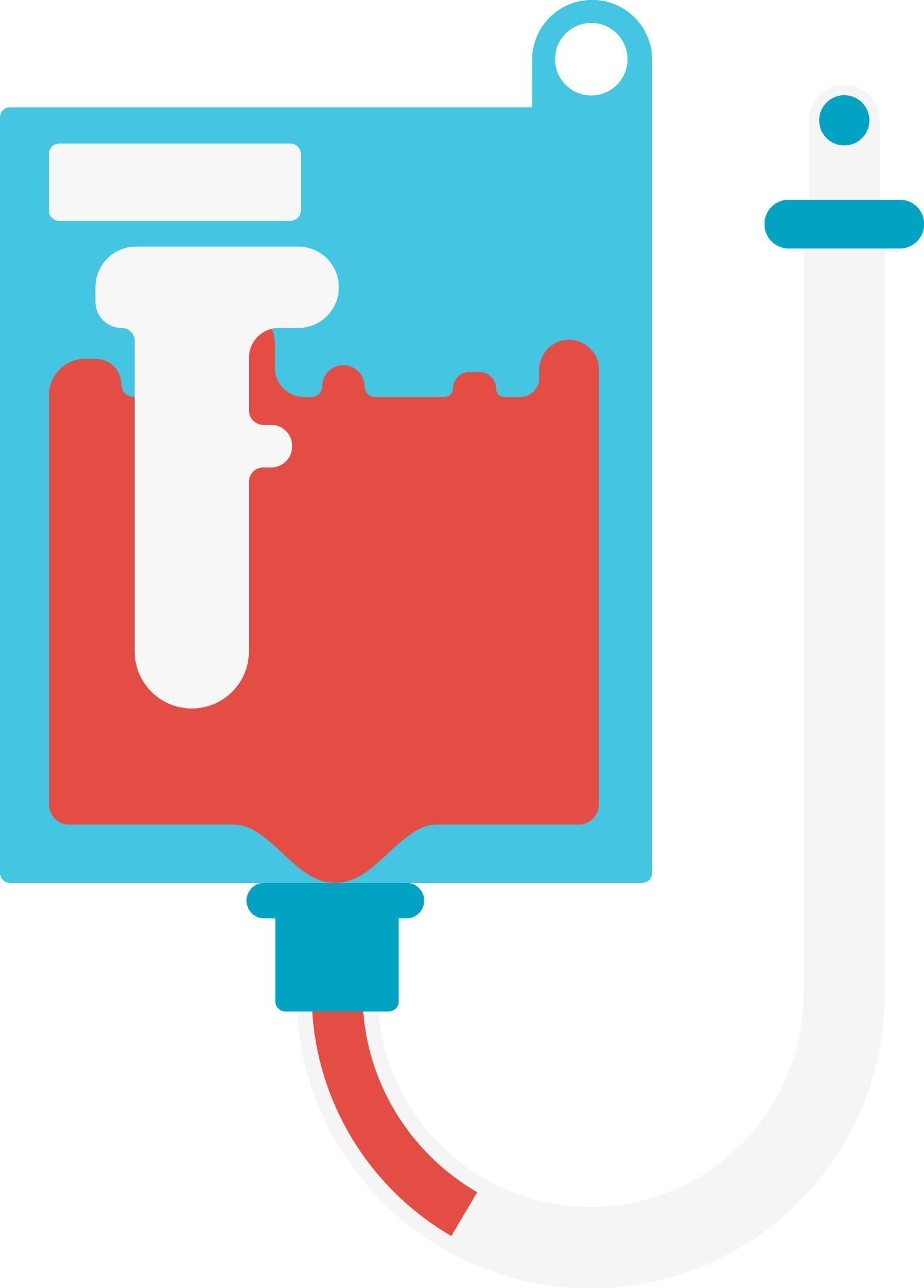 Blood Transfusion Intravenous Therapy - Transfusión De Sangre Png (1496x2083)