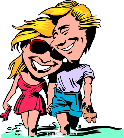 Cartoon Vacation Royalty Free Vector Clip Art Illustration - Cartoon (432x480)