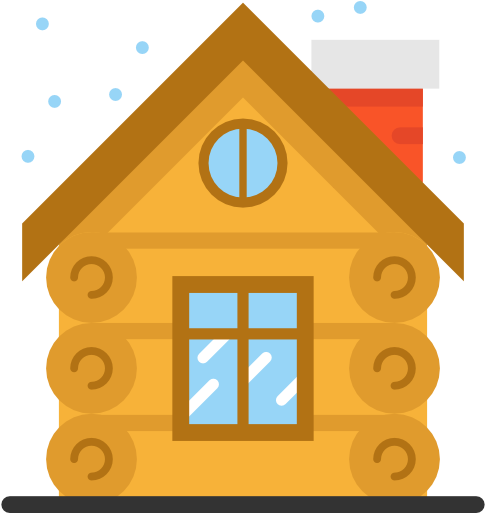 Cabin Free Buildings Icons - Illustration (512x512)