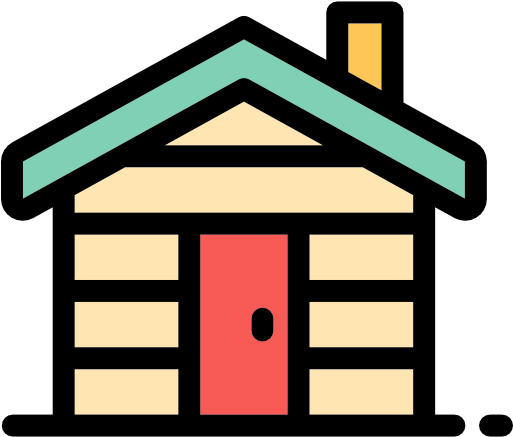 Cabin Free Buildings Icons - Shed Icon (512x512)