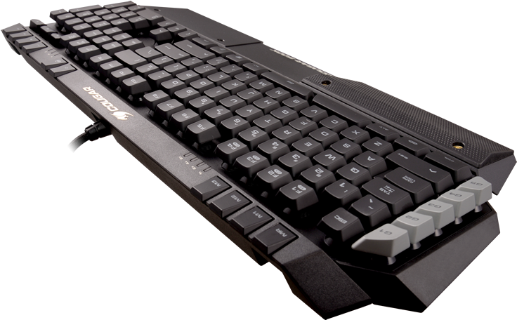 Keyboard Clipart Gaming Keyboard - Cougar 500k 1000hz Membrane 32 Bit Arm Keyboard (kbc500-wrnsb) (800x600)