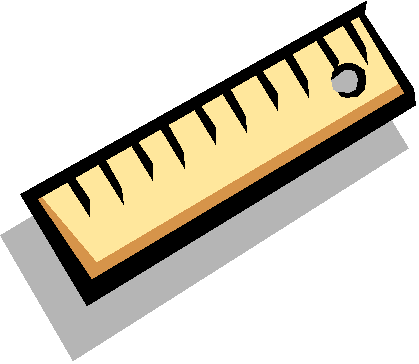 Ruler - - Meter Stick Clip Art (419x364)