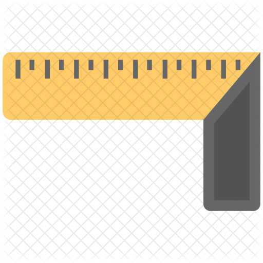 Square Ruler Icon - Wood (512x512)