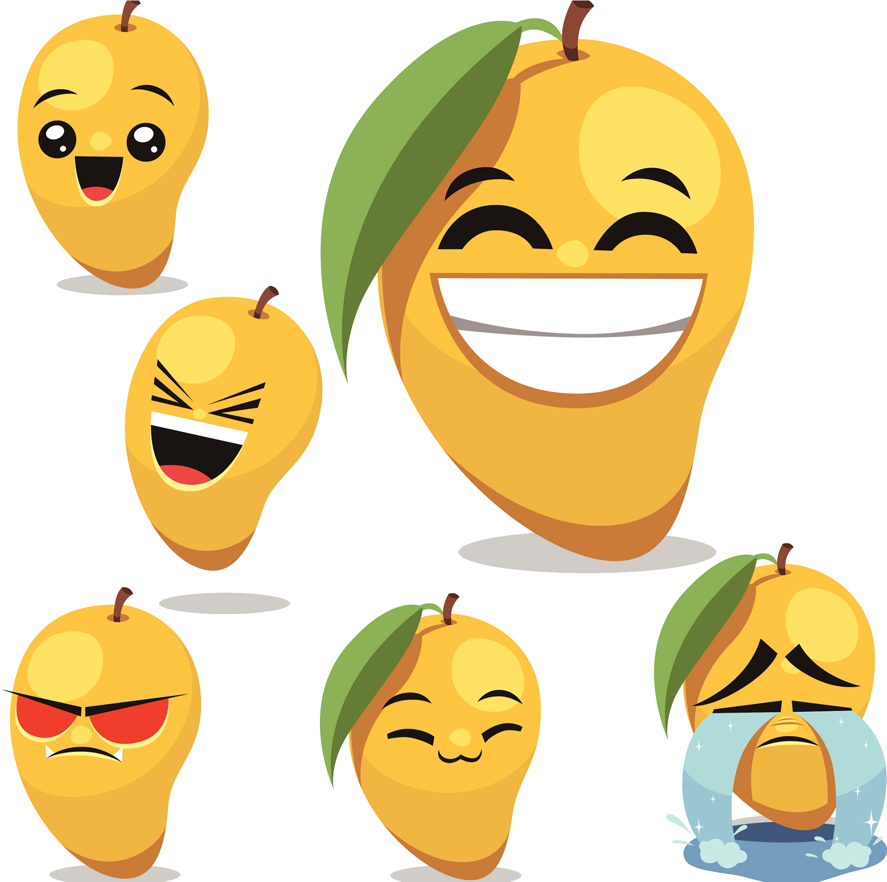 Cartoon Mango Illustration - Mango Illustration (1942x1816)