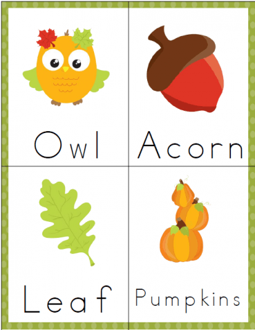 Fall Prek Learning Pack - Cartoon (475x475)