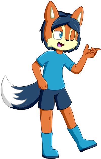 Marcos The Wolf By X Spookyboo X - Cartoon (413x643)